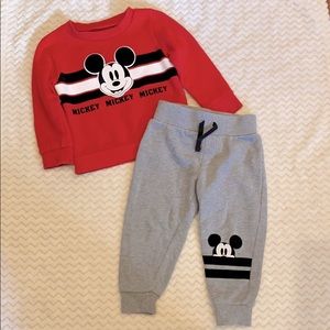 Mickey Sweatshirt and Sweatpants
